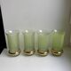 Green granita set consisting of a pitcher and 4 glasses in orangeade 50s