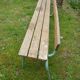 Kindergarten school bench with backrest 2.14 m