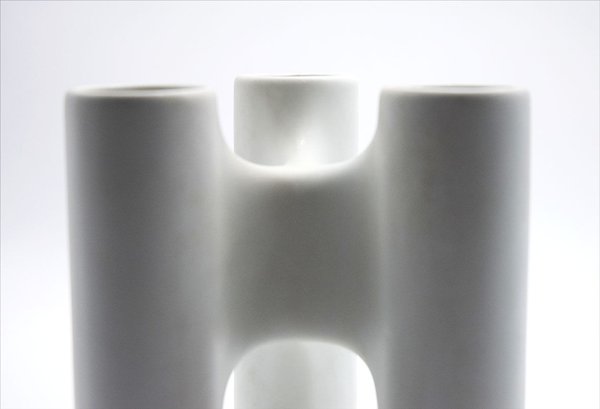 Interlocking ceramic vases by Enzo Bioli for Il Picchio, 1970s.
