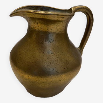 Brass pitcher vase