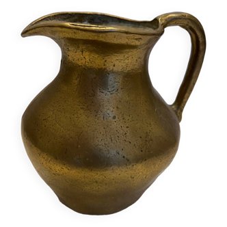 Brass pitcher vase