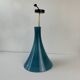Antique vintage blue opaline chandelier