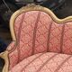 Antique Louis XV style bench, Napoleonic III period.