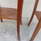 Pair of louis XV bedside tables in rosewood marquetry