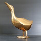 Vintage brass bird, 1970