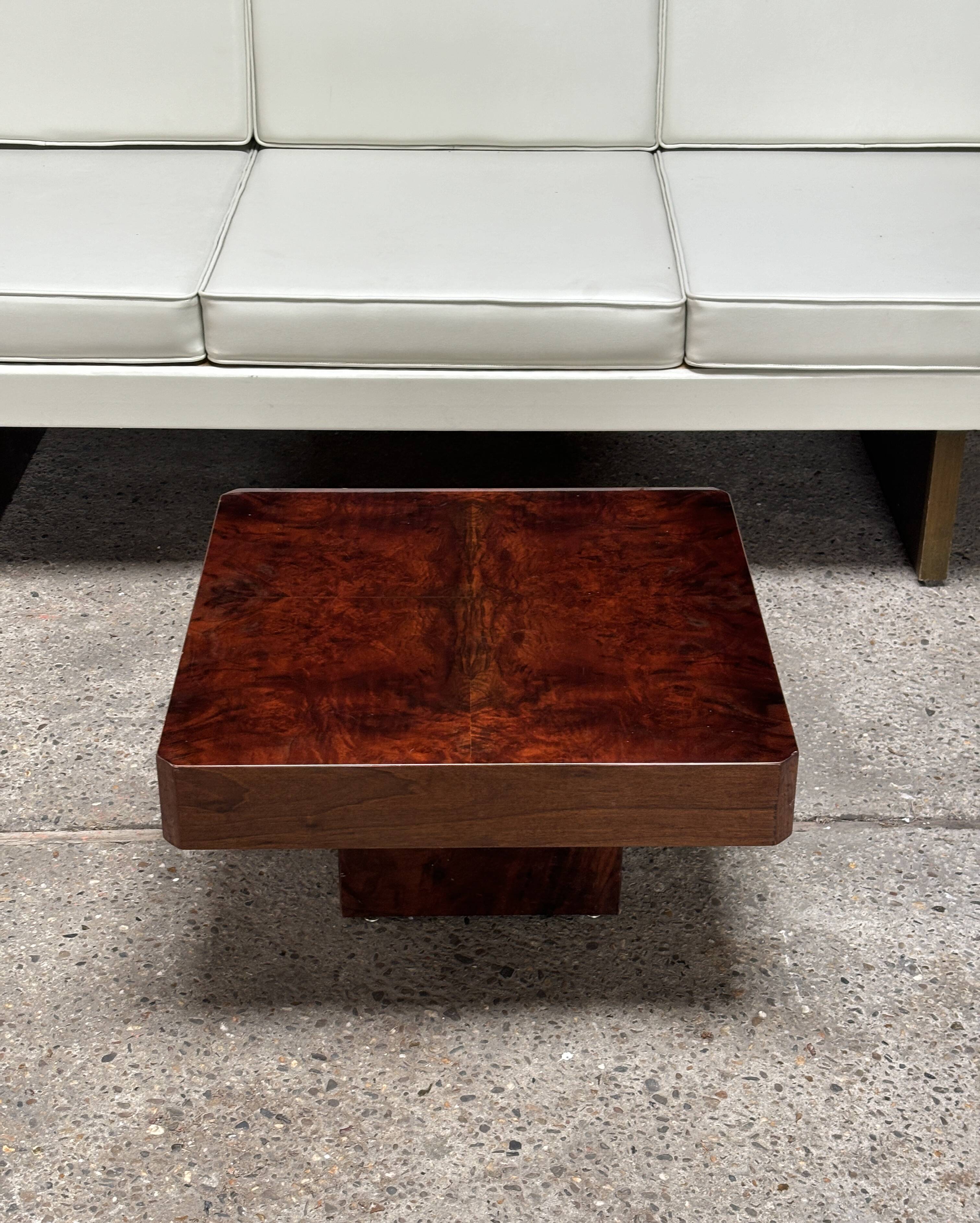 Lacquered Parchment Coffee or Side Table in the Style of Aldo Tura, Italy 1970's