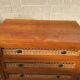 Commode vintage Années 60 Bois & Rotin