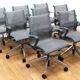 Set of 6 SETU office chairs, Herman Miller