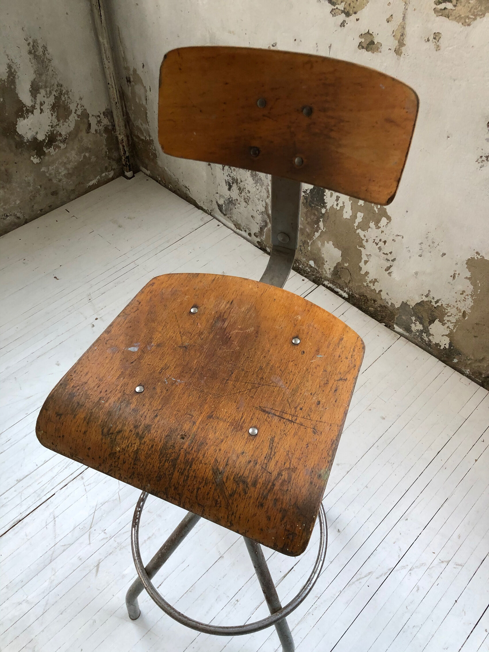 Pair high chairs industrial BAO workshop