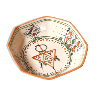 Moroccan ceramic hollow dish, 70s
