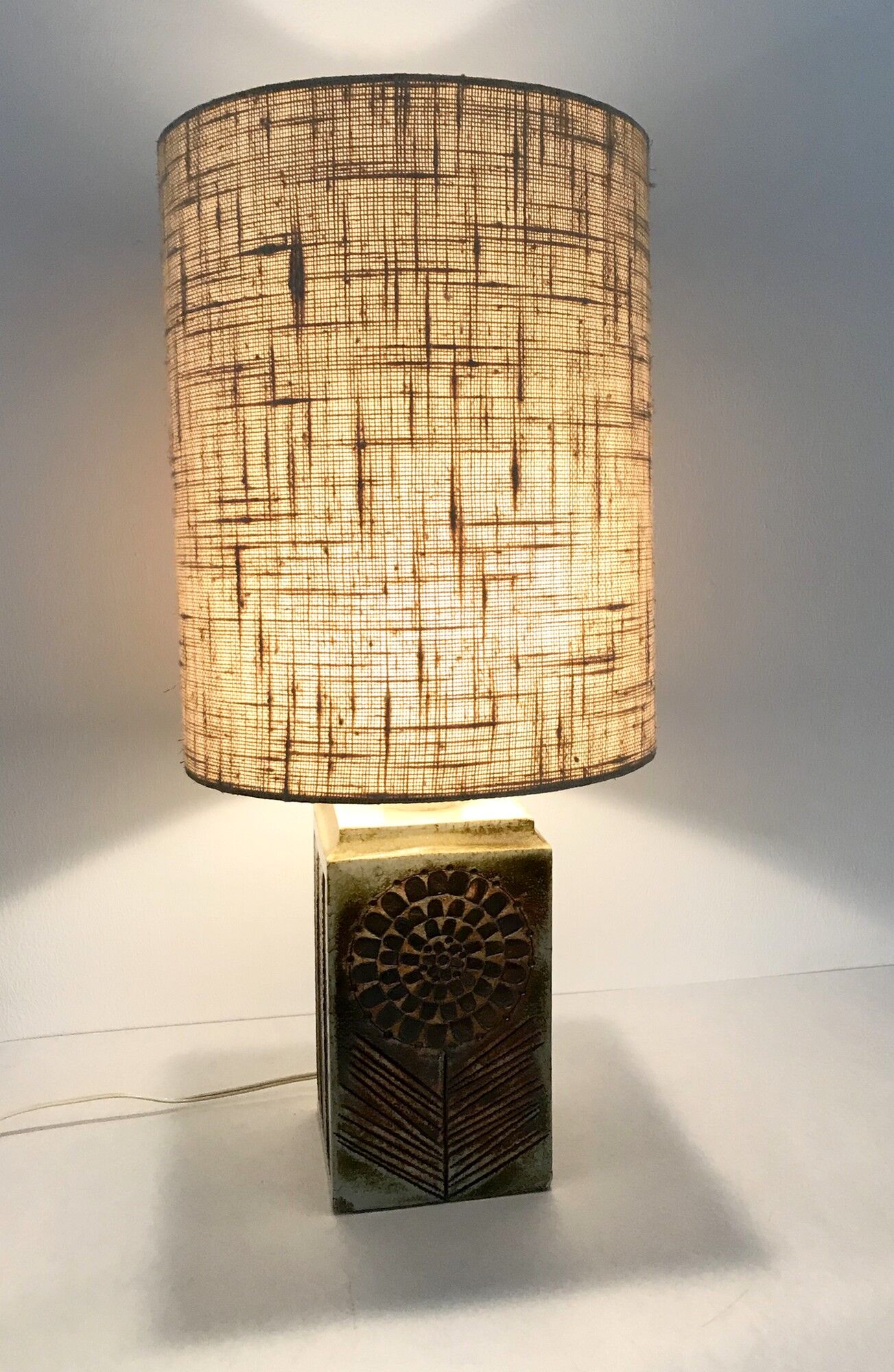 Ceramic lamp by Roger Capron