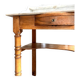 Dressing table, bathroom cabinet in wood and marble 80 x 48 cm