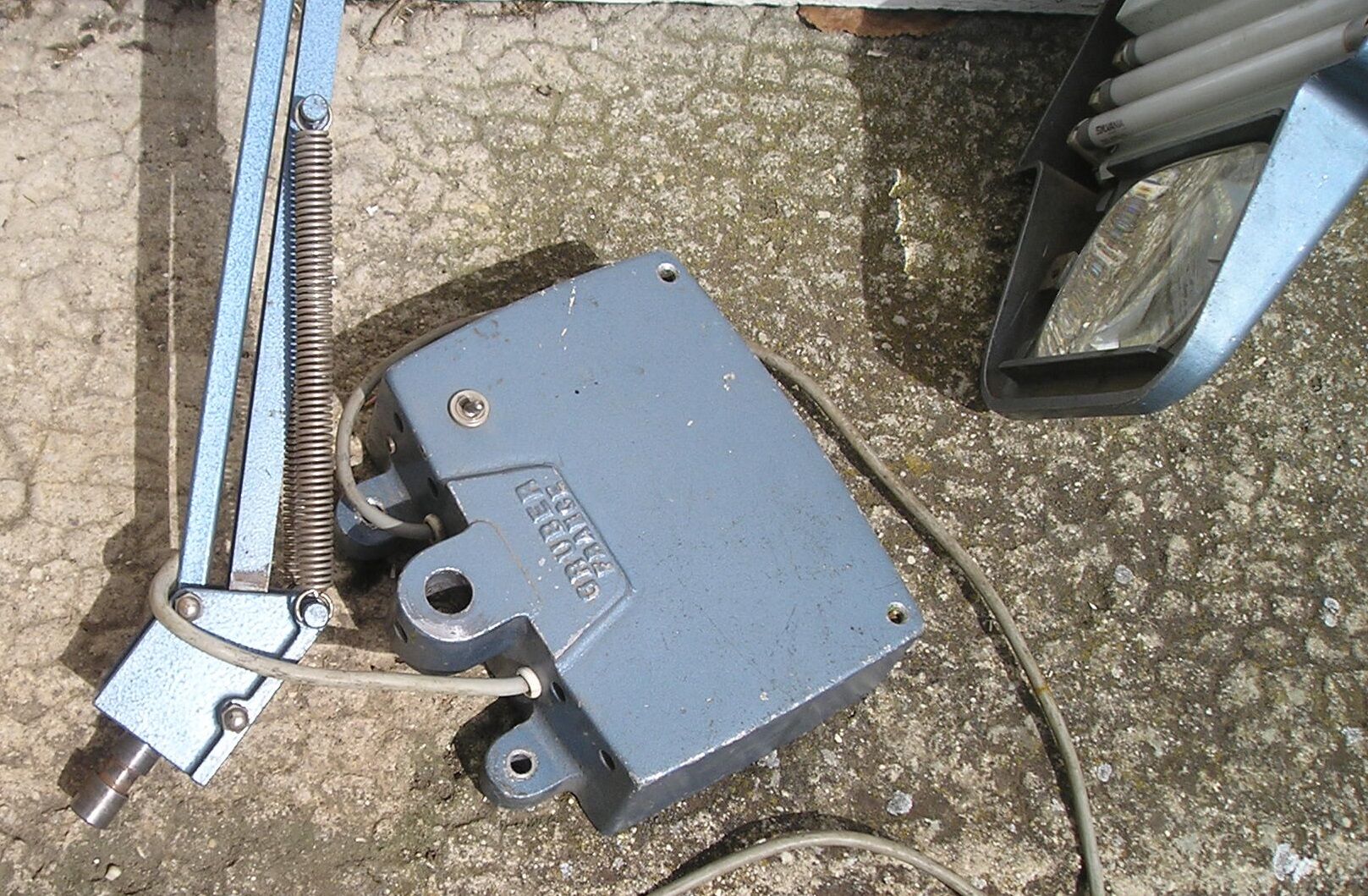 Lamp loupe workshop articulated Gruber years 60