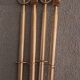 4 silver cocktail forks