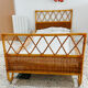 Vintage 1 place rattan bed