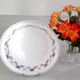Hollow round earthenware dish Digoin Sarreguemines model Salies vintage