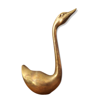 Brass swan