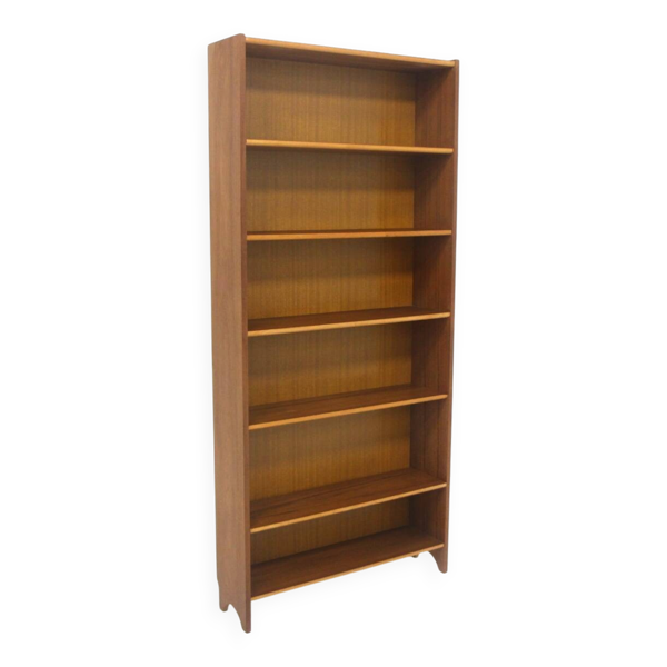 Bibliothèque scandinave en teck, Suède, 1960