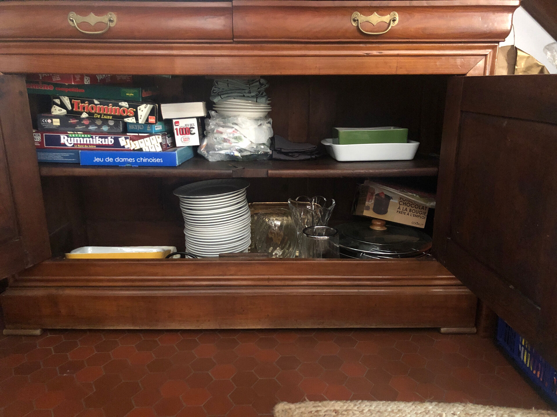 Louis-Philippe buffet in cherry wood