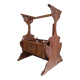 Solid teak carved swing cradle