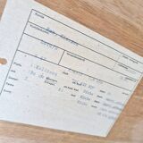 Midcentury 'T-shape' black oak extendable dining set vintage