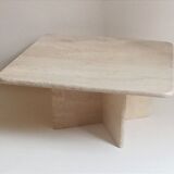 Travertine coffee table 70s
