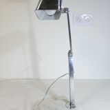 Art deco office lamp in chrome metal