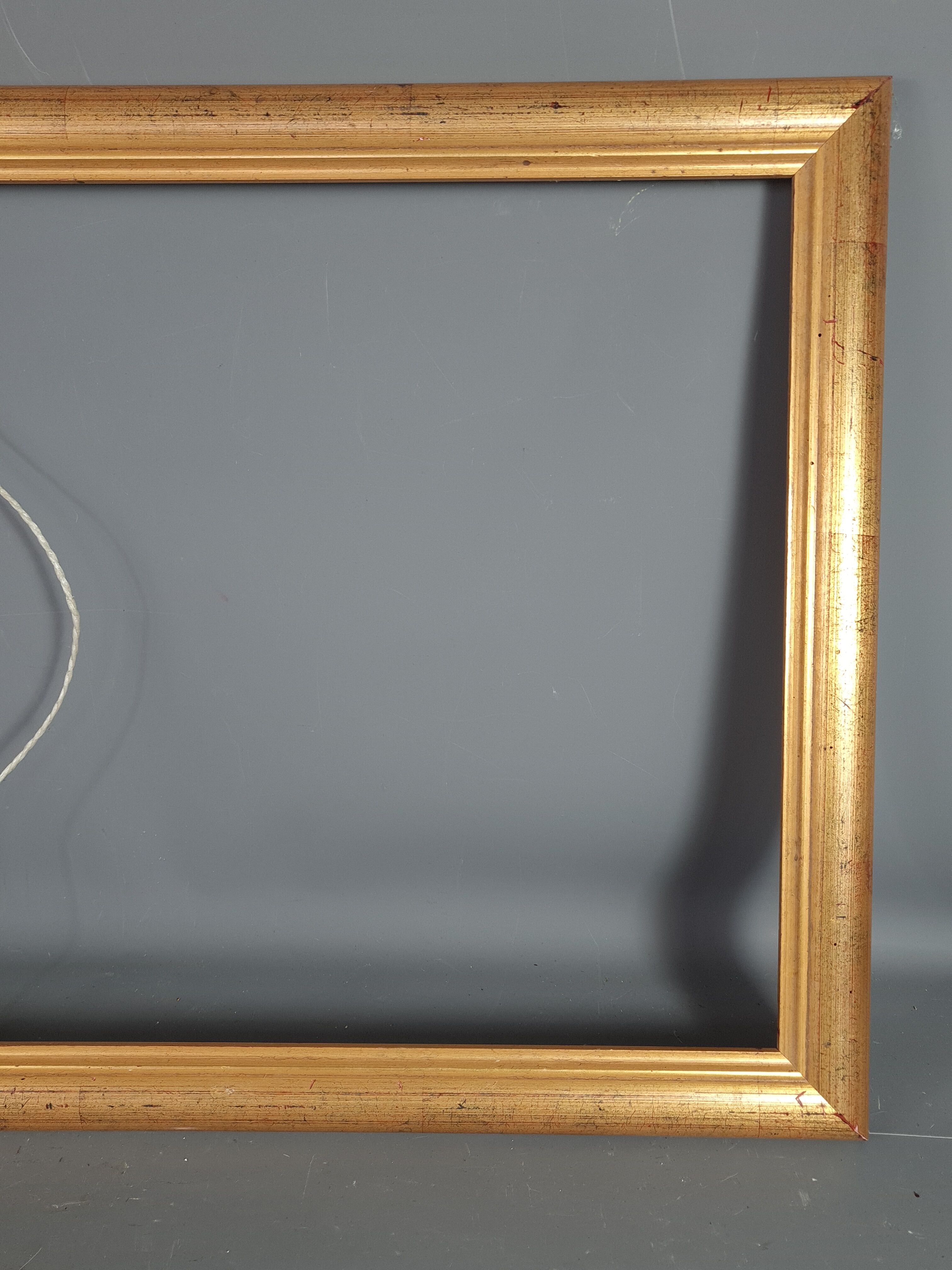 Gilded wooden frame gilded with gold leaf 62x45 cm, foliage 55.4x38.2 cm SB