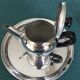 Tea service or coffee in chromed copper with tray year 70