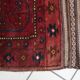 Handmade vintage Afghan Baluch rug 63cm x 109cm 1950s - 1С1169