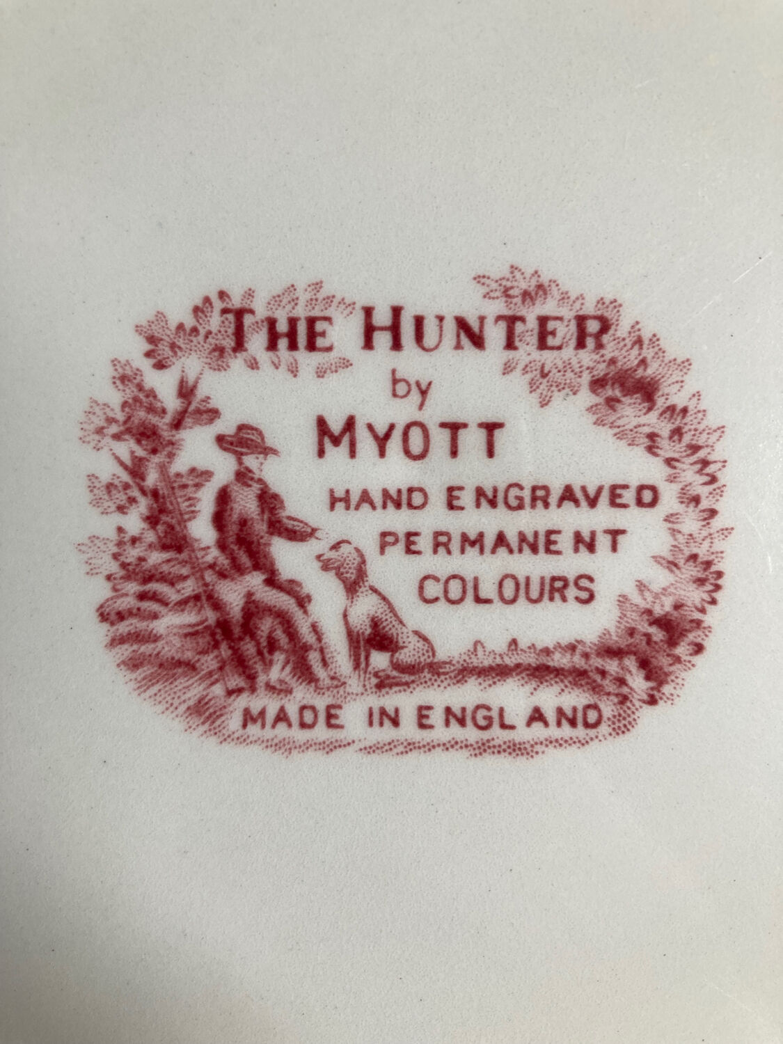 Assiette anglaise Myott The Hunter