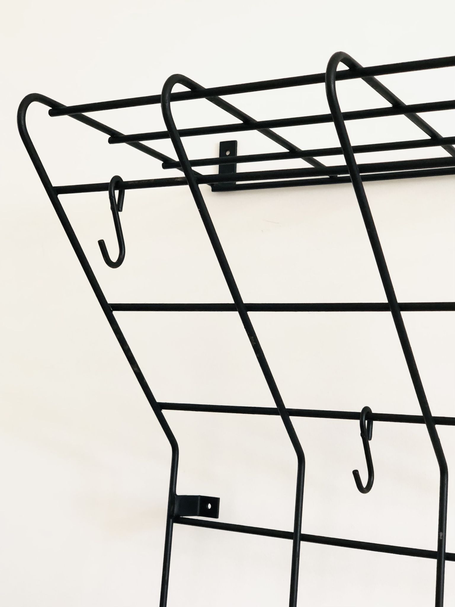 Wall rack by Karl Fichtel for Drahtwerke Erlau A.G.Aalen, Germany 50s