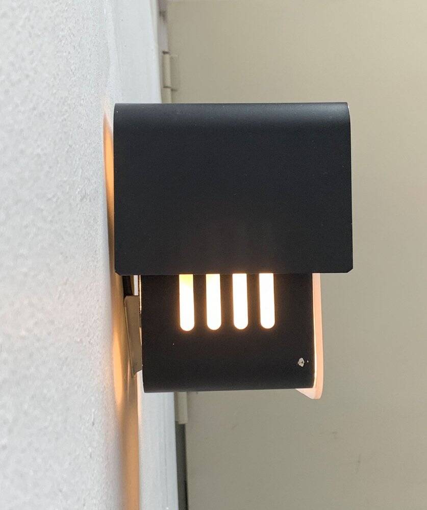 Minimalist wall lamp mid-century space, 1960s