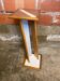 Sellette Ancienne Bois Design Réversible Vintage #D460
