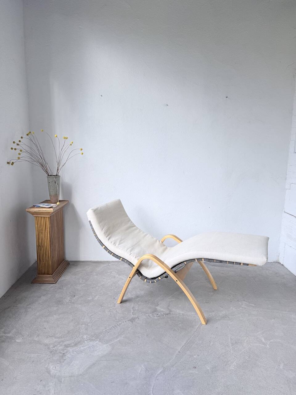Transat hêtre bois courbé Ikea vintage Kim Samson