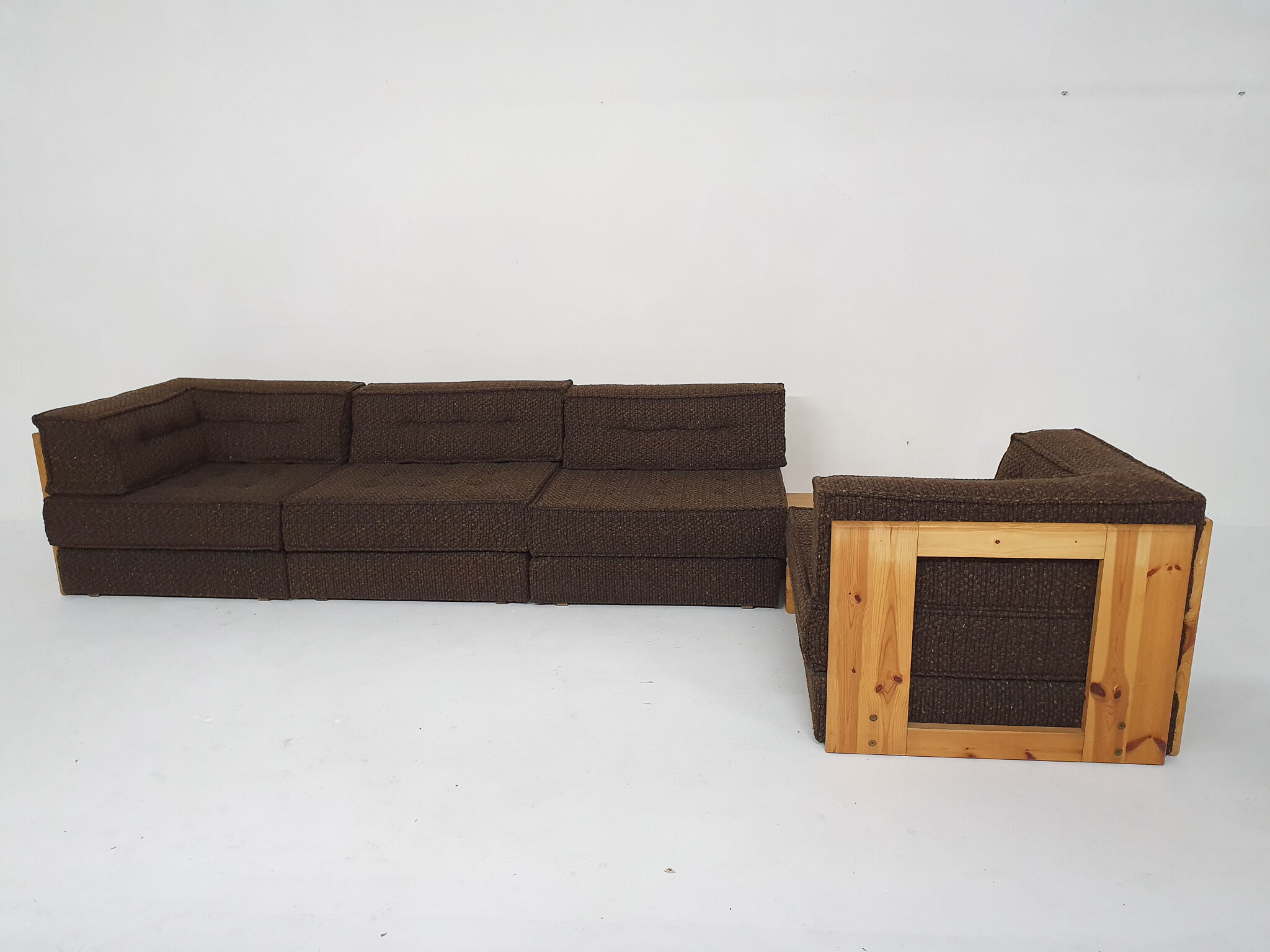 Mid-century modulair sofa by Vilka, Finland 1960's