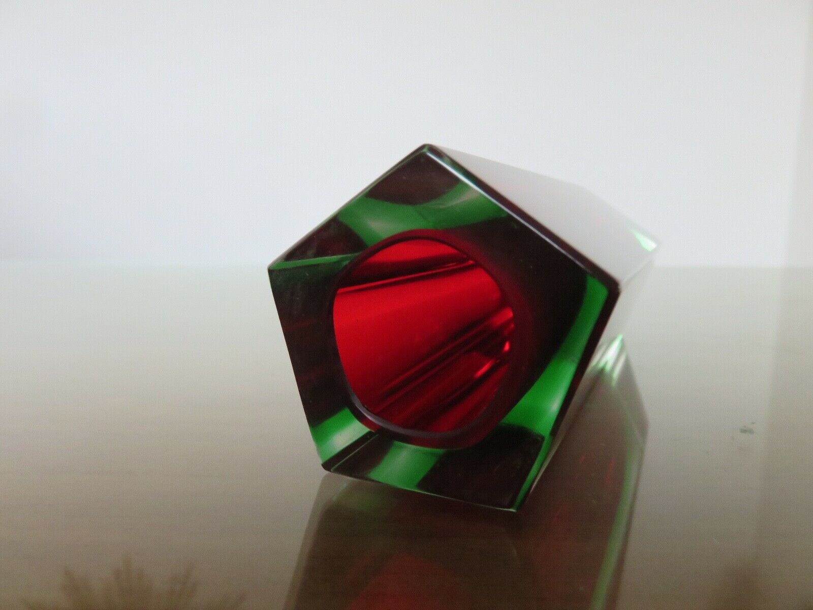 Vase Sommerso Murano design Luigi Mandruzzatto 60s