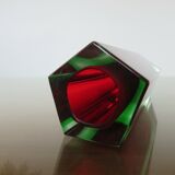 Vase Sommerso Murano design Luigi Mandruzzatto 60s