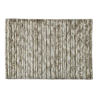 Hand knotted wool rug