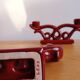 Pair of art deco ceramic candlesticks/candlesticks