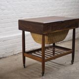 Table de couture en palissandre Ejvind A. Johansson
