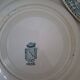 Set of 4 antique ironstone plates from Saint-Amand, "Jane" model.