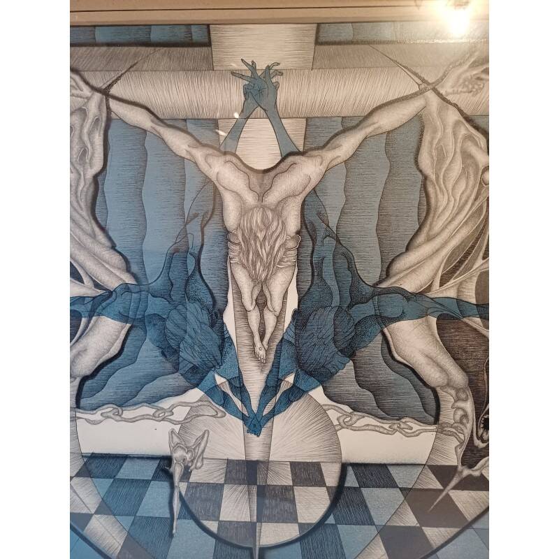 Lithograph by J.M. Sostras