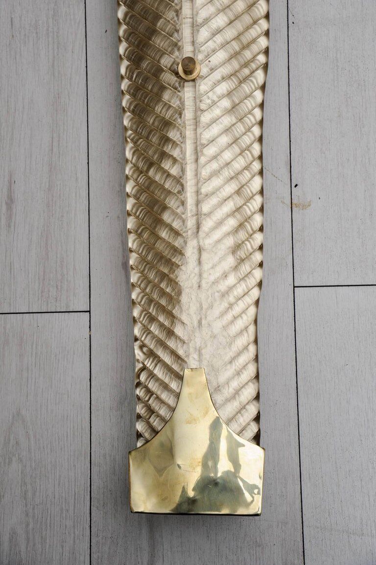 Pair of wall lamps in Murano glass