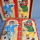 Ancien jeu de cubes en bois