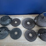 Set of 4 Japanese teapots