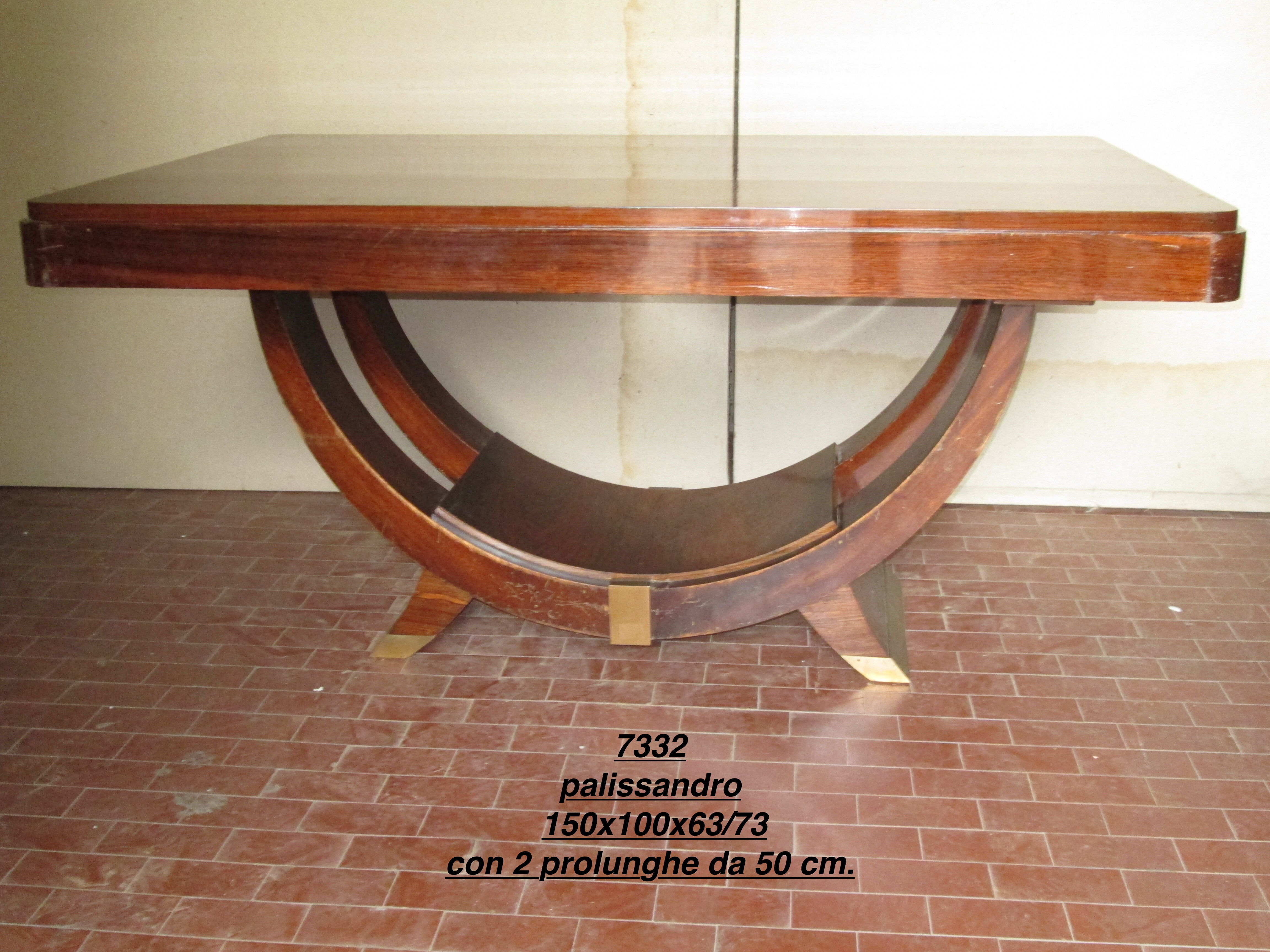 Art deco dining room table