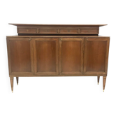 Vintage High-Quality Walnut Cabinet in the Style of Paolo Buffa, Italy