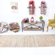 3x11 faded scandinavian vintage runner rug, 335x90cm