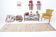 3x11 faded scandinavian vintage runner rug, 335x90cm